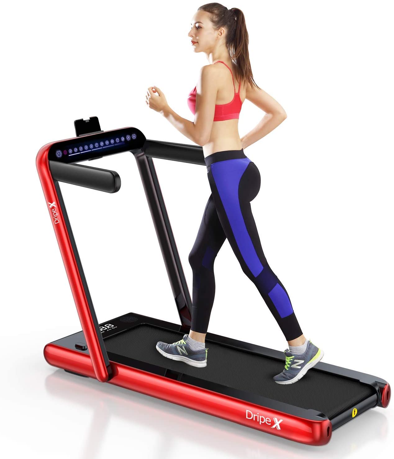 Dripex 2 in 1 Folding Treadmill, 2.25HP main