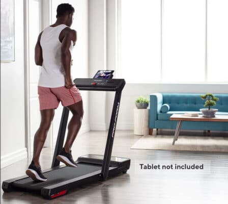 ProForm L6 City Folding Treadmill man running