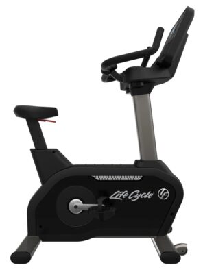 Life Fitness Club Series Upright Bike Side View