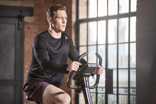 Reebok Exercise Bike GB50 - close up shot with a male model